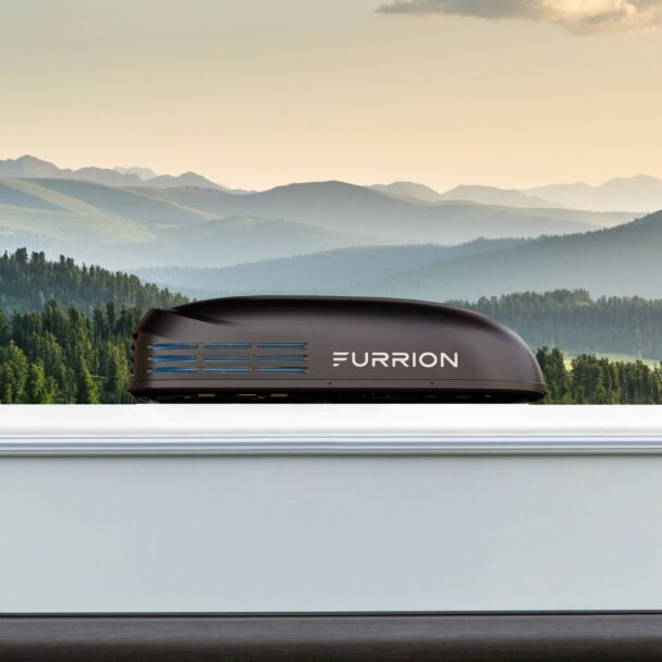 Furrion Chill Cube 15,000 BTU Heat Pump | Low-Profile | Variable Speed | FACR15LPVS-BL-AM | Black
