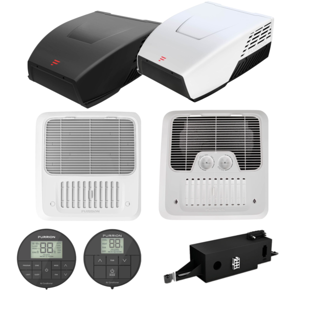 Furrion Chill HE 13.5K BTU Air Conditioner Complete Install | Ducted or Non-Ducted | Single or Multi-Zone | Black or White