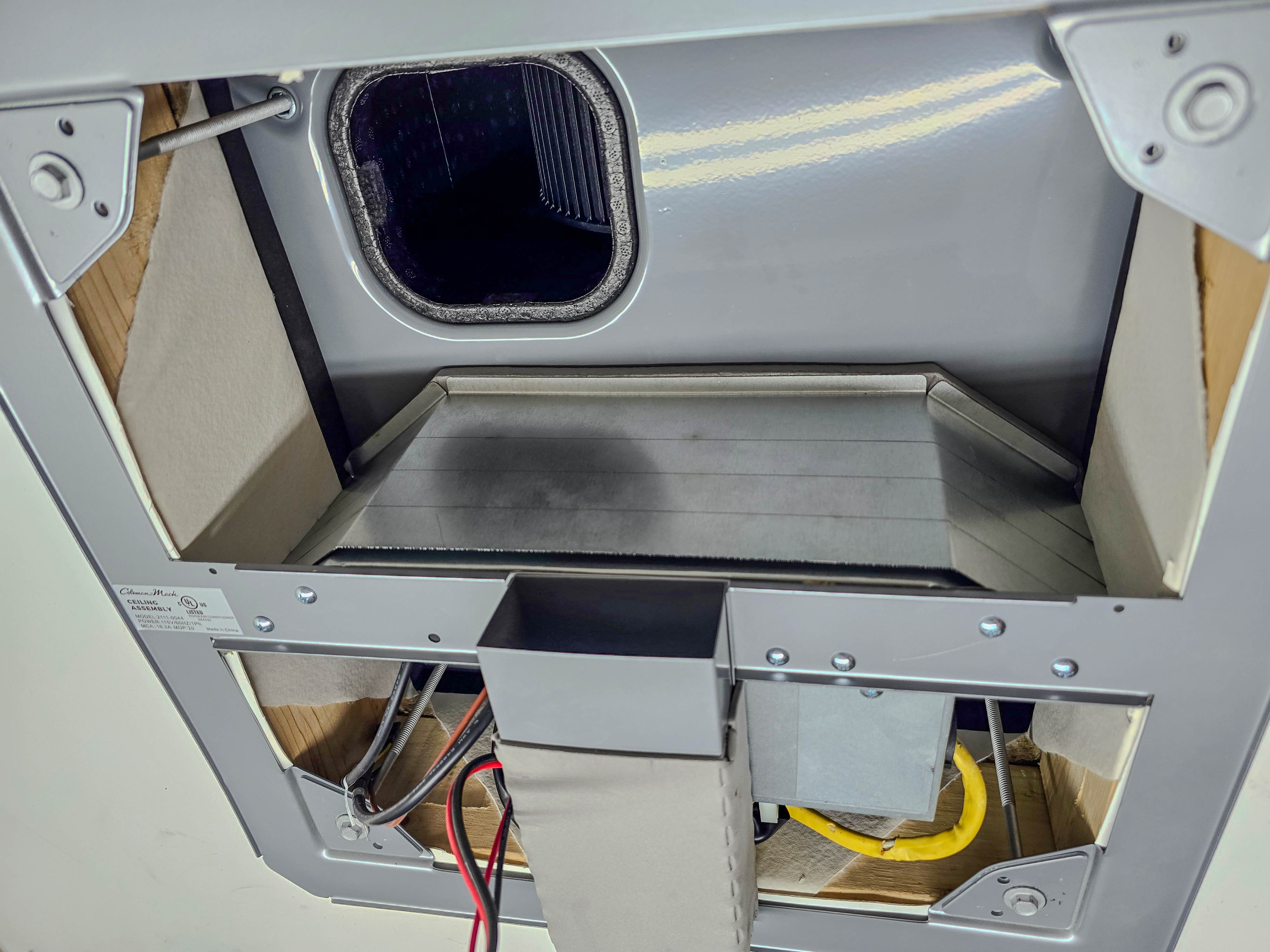 Divider Installed
